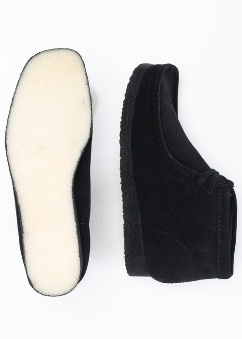 Clarks Wallabee Boot Black Suede (26155517)