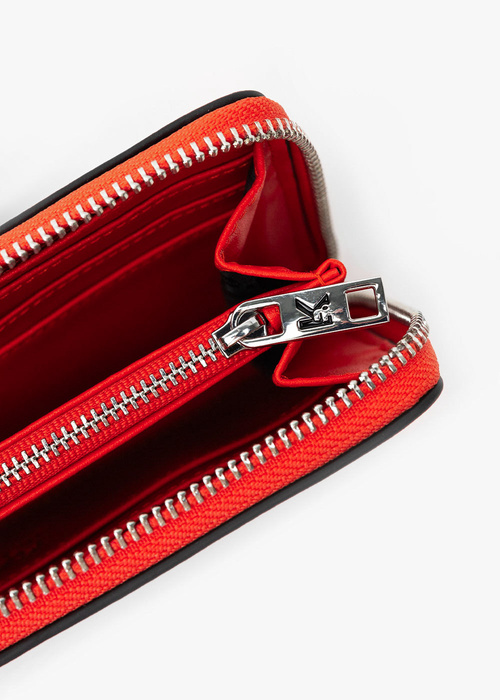 KARL LAGERFELD K/IKONIK 2.0 LEATHER CONT WLLT 