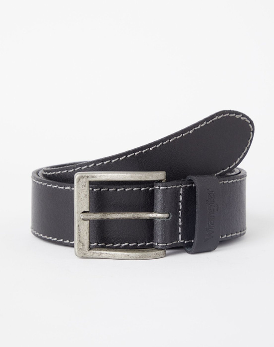 WRANGLER STITCHED BELT BLACK