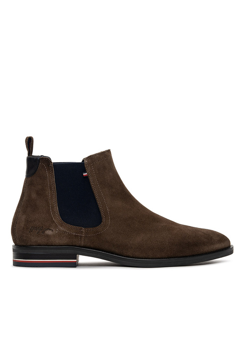 Tommy Hilfiger Signature Hilfiger Suede Chelsea (FM0FM03795-GWM)