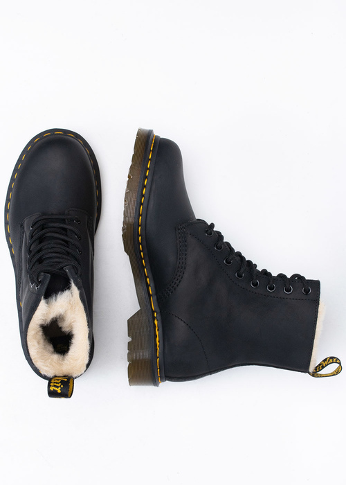 Dr. Martens 1460 Serena Black Burnished Wyoming