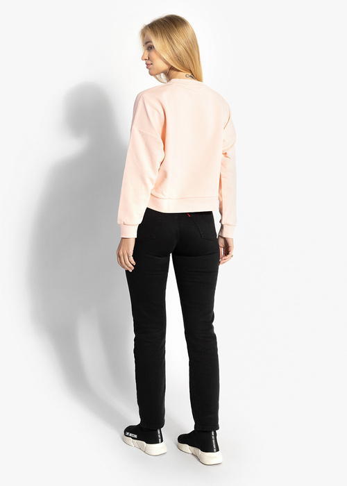 GUESS LS RN PETALS TRIANGLE SWEATSHI
