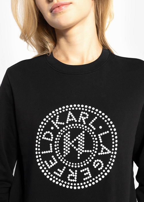 KARL LAGERFELD HOTFIX LOGO SWEATSHIRT