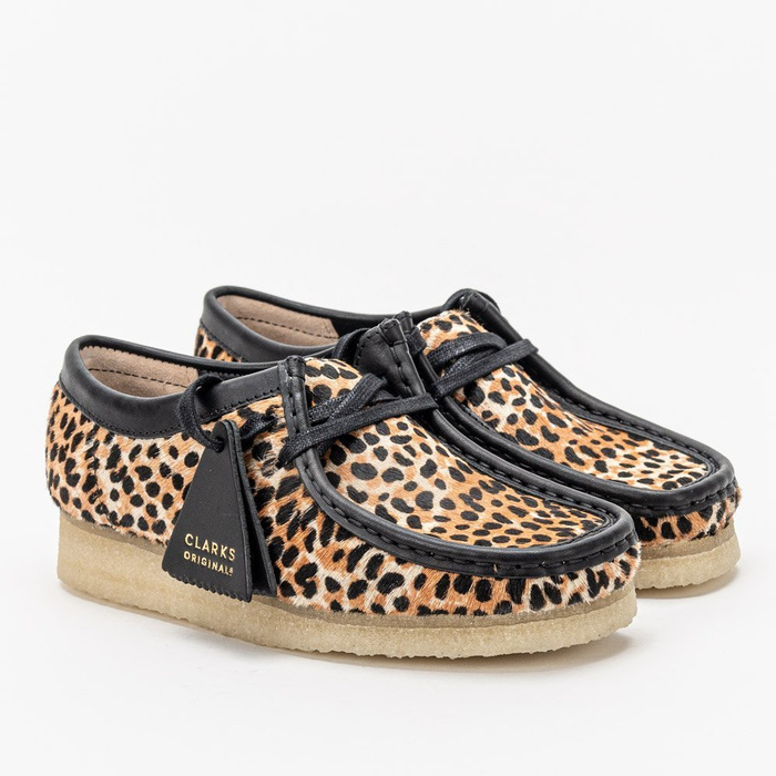 Clarks Wallabee Leopard Print (261600334)