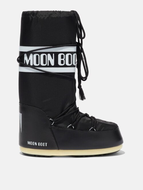 Moon Boot ICON BLACK NYLON BOOTS