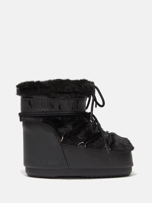 Moon Boot ICON LOW FAUX-FUR BOOTS