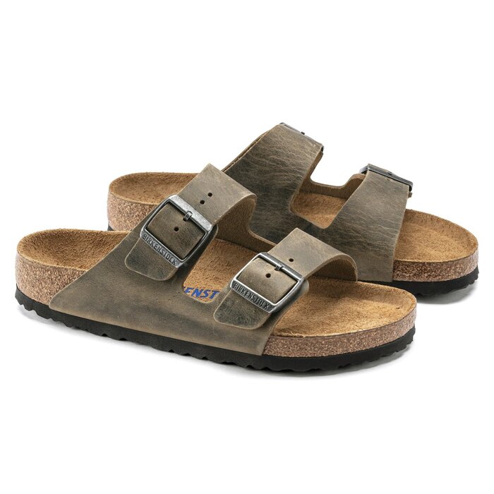 BIRKENSTOCK ARIZONA FL WB FADED KHAKI