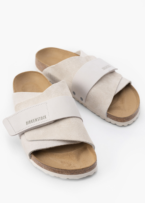 BIRKENSTOCK KYOTO LENB/LEVE ANTIQUE WHITE