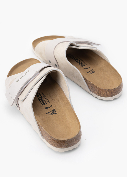 BIRKENSTOCK KYOTO LENB/LEVE ANTIQUE WHITE