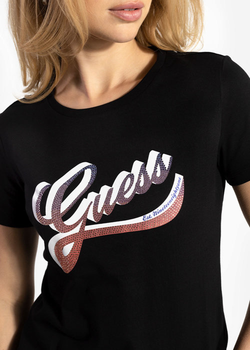 GUESS SS CN SHADED LOGO TEE