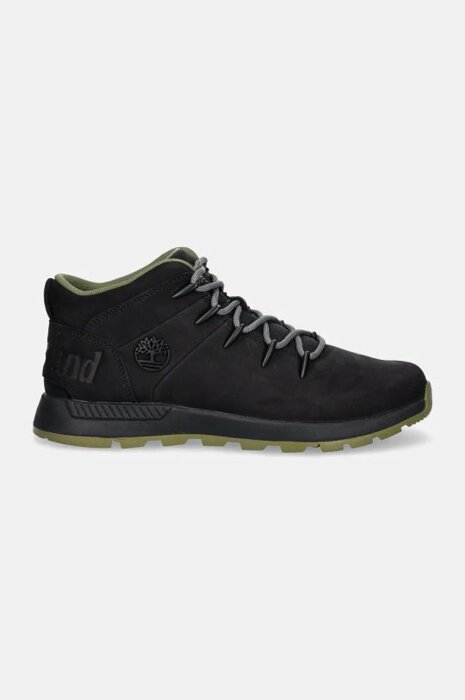 Timberland Sprint Trekker MID LACE UP SNEAKER BLACK NUBUCK W MED GREEN